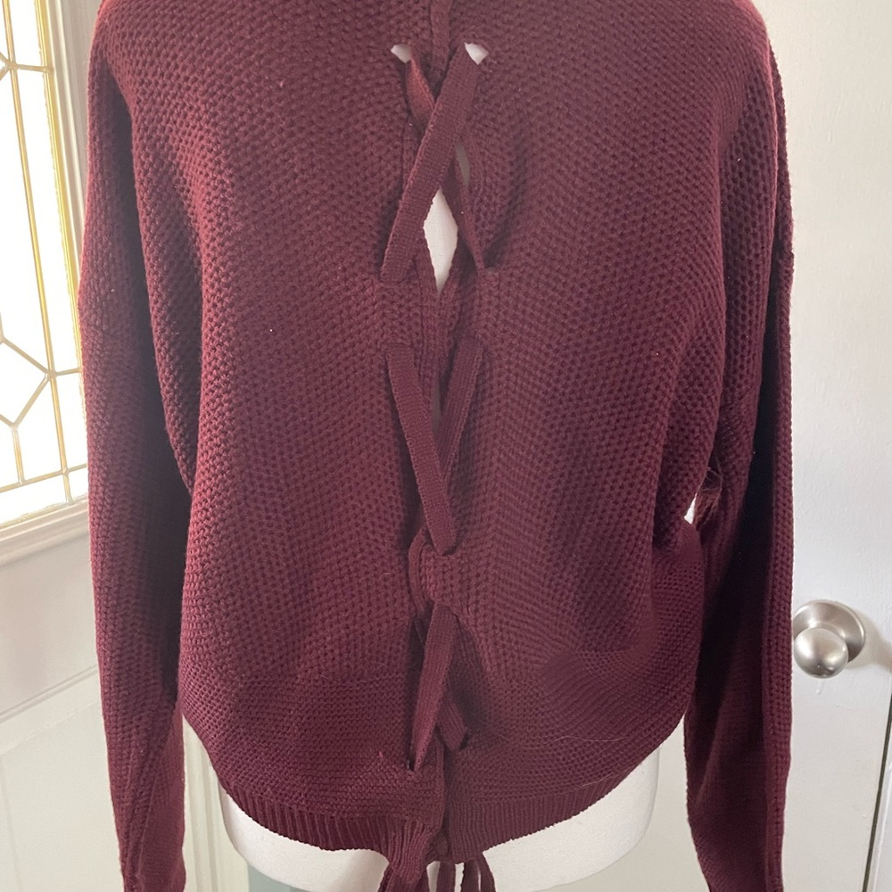 Maroon Sweater - Picture 3 of 4